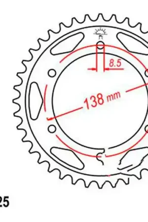 Corona JT 40/525 Acero | Honda RVF 750 R / VFR 750 R ... Oferta