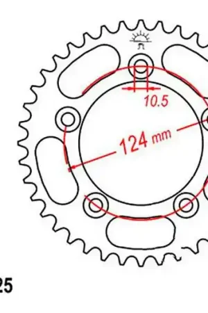 Corona JT 36/525 Acero | Ducati 999 999 / 999 999 R ... Devolución Gratuita