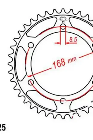 Corona JT 42/525 Acero | BMW F 800 800 GS 2008 / F 650 800 GS 2008 Tendencia