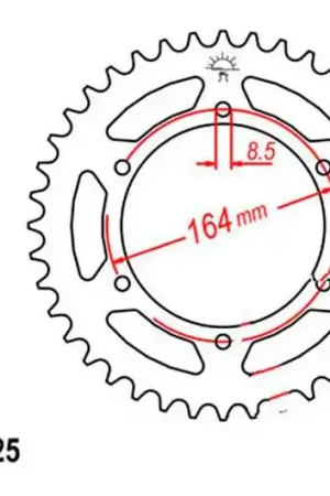 Ocasión Especial Corona JT 44/525 Acero | Hyosung GT 650 / GT 650 i ...