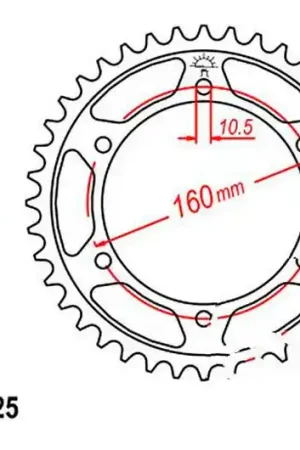 Ocasión Especial Corona JT 46/525 Acero | Honda CBR 600 F / CBR 600 FS ...