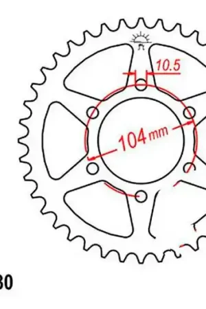 Corona JT 34/630 Acero | Kawasaki Z 1000 MK2 / Z 1000 R2 ... De Moda