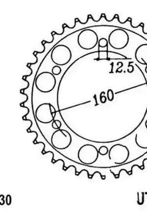 Marca Reconocida Corona JT 40/630 Acero | Kawasaki GPZ 1000 RX 1986-1987