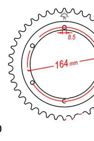 Corona JT 42/530 Acero | Yamaha SR 500 SP / SR 500 G ... Devolución Gratuita