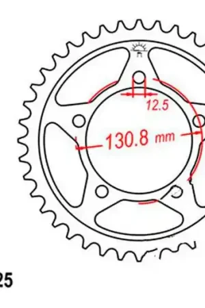 Corona JT 44/525 Acero | BMW S 1000 R / S 1000 XR ... Garantía De Devolución De Dinero