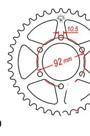 Corona JT 45/530 Acero | Yamaha XJ 550 1981-1984 Oferta Flash