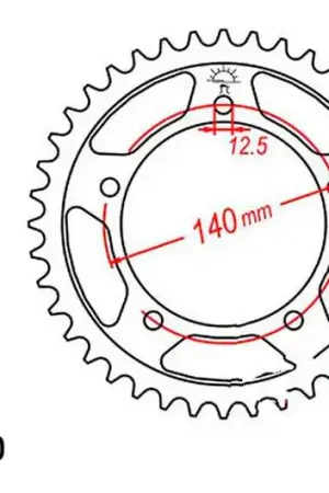 Solo Por Tiempo Limitado Corona JT 41/530 Acero | Suzuki GSX 1400 2002-2007