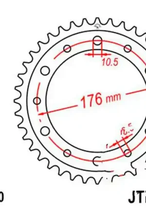 Corona JT 44/530 Acero | Honda CB 1000 R / CB 1000 RA ... Artesanal