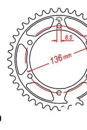 Precio Económico Corona JT 44/530 Acero | Yamaha XJ 600 N / XJ 600 H ...