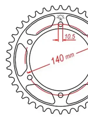 Corona JT 44/530 Acero | Suzuki GSX-R 750 / Kawasaki ZZR 600 E ... Compra Hoy