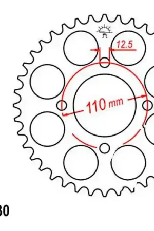 Corona JT 41/630 Acero | Honda CB 750 K 1977-1979 / CB 750 F 1977-1978 Precio Económico