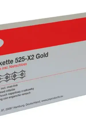 Descuento Cadena JMT 525X2/106 X-Ring Gold (Enganche a remachar)