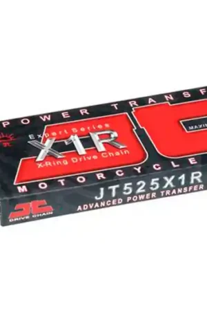 Cadena JT 525X1R/118 X-Ring Silver (Enganche a remachar) Mayoreo