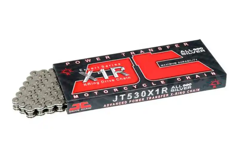 Cadena JT 530X1R/116 X-Ring Silver (Enganche a remachar) Edición Limitada