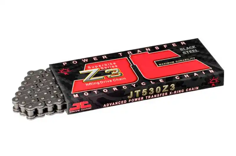 Alta Calidad Cadena JT 530Z3/110 X-Ring (Enganche a remachar)