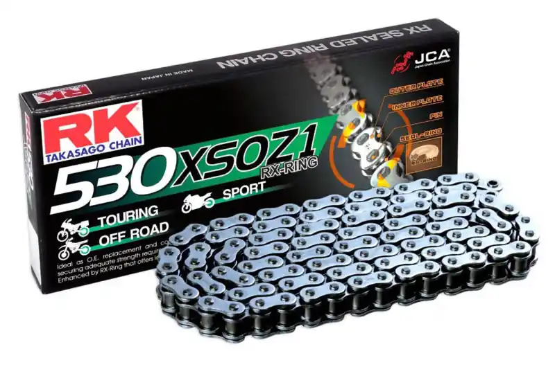 Cadena RK 530XSOZ1/100 X-Ring (Enganche a remachar) Máxima Calidad