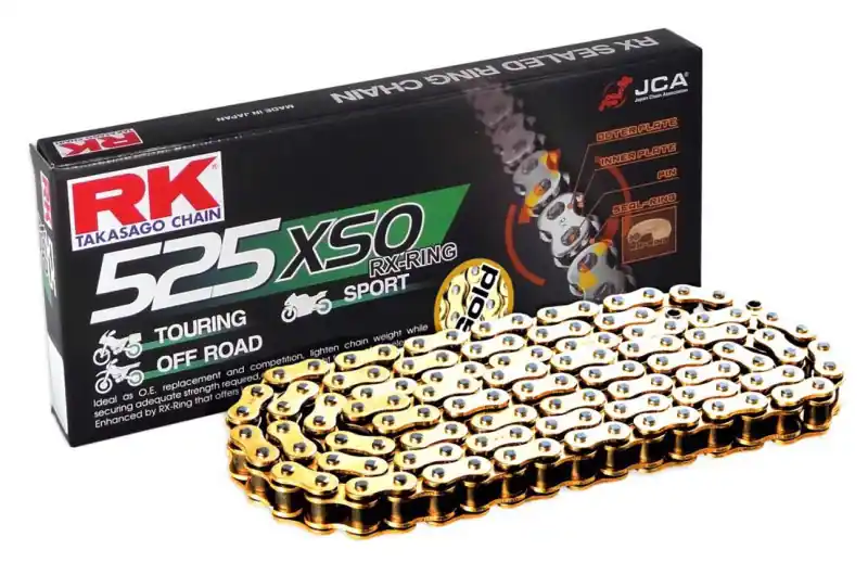Precio Reducido Cadena RK 525XSO/112 X-Ring G&B (Enganche a remachar)