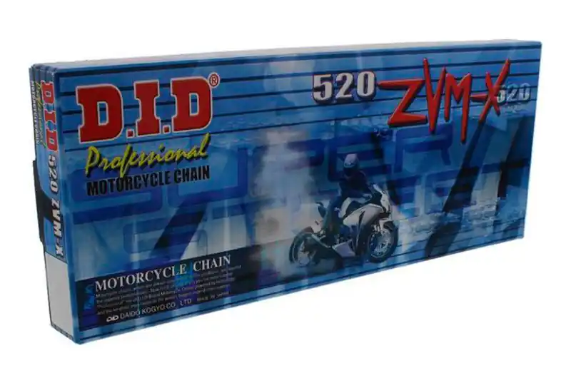 Cadena DID 520ZVMX/098 X-Ring (Enganche a remachar) Novedad