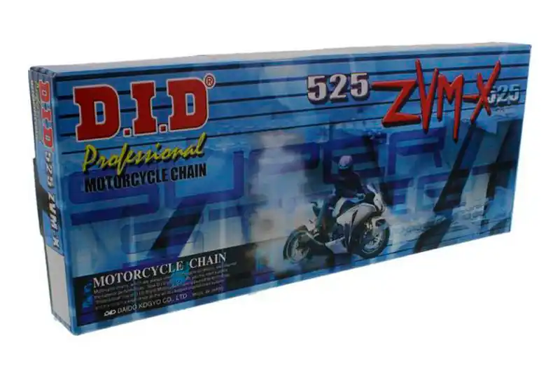 Cadena DID 525ZVMX/098 X-Ring (Enganche a remachar) Última Oportunidad