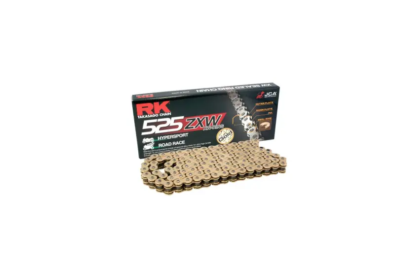 Cadena RK 525ZXW/110 XW-Ring G&B (Enganche a remachar) Imprescindible (Must-Have)