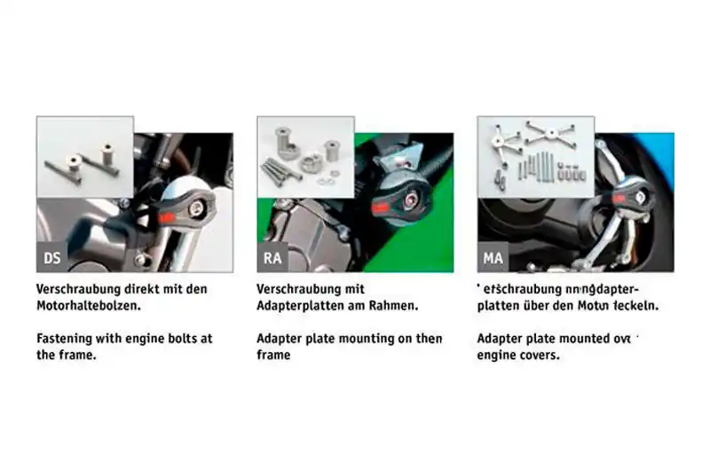 Kit de montaje de anticaida LSL atornillado directo | Suzuki GSX-R 1000 2009-2016 Certificado