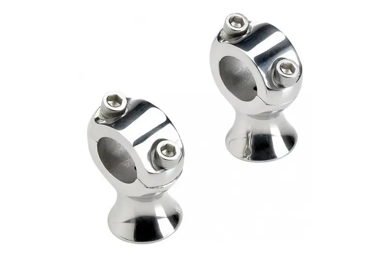 Precio Bajo Torretas de manillar Biltwell Slimline Ø25.4mm Cromado