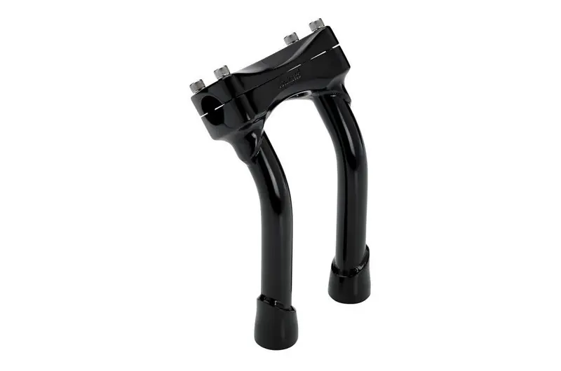 Torretas de manillar Biltwell Murdock Pullback Ø25.4mm H.20cm Negro Profesional