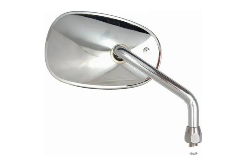 Auténtico Retrovisor izquierdo JMP Oval M10 Homologado CE Cromado | Kawasaki VN 1700 E / VN 1700 F ...