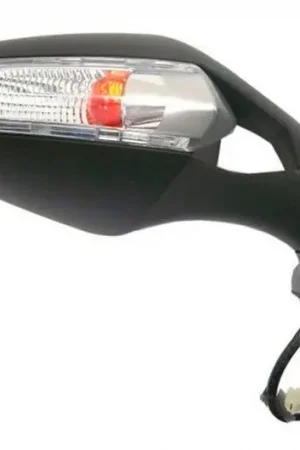 Alta Calidad Retrovisor derecho JMP Oval con intermitentes Homologado CE Negro | Derbi GPR 125 2T 2005-2009