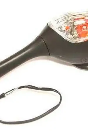 Retrovisor izquierdo JMP Oval con intermitentes Homologado CE Negro | Suzuki GSX-R 1000 / GSX-R 600 ... Lujoso