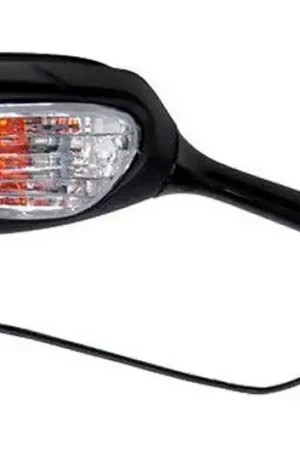 Última Oportunidad Retrovisor derecho JMP Oval con intermitentes Homologado CE Negro | Suzuki GSX-R 1000 / GSX-R 1000 UF ...