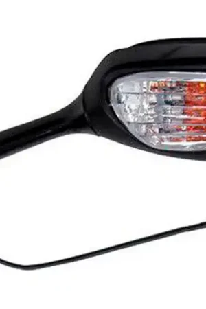 Retrovisor izquierdo JMP Oval con intermitentes Homologado CE Negro | Suzuki GSX-R 1000 / GSX-R 1000 UF ... Garantía Incluida