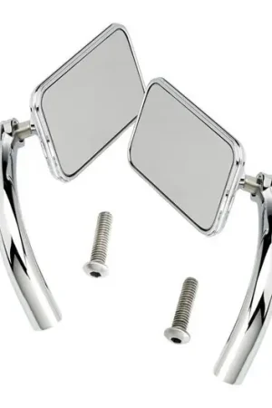 Retrovisores Biltwell Rectangular Cromado Promoción