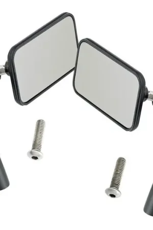 Precio Reducido Retrovisores Biltwell Rectangular Negro