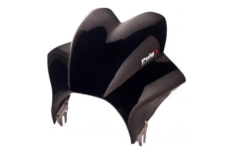 Cúpula / Parabrisa Puig Wade Negra | Honda / Yamaha / Kawasaki / Suzuki / Ducati ... Venta Final