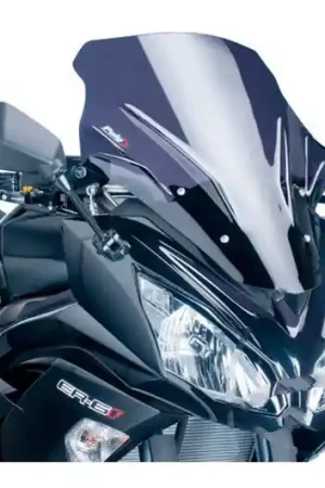 Últimas Unidades Cúpula / Parabrisa Puig Racing Ahumado Oscuro | Kawasaki ER-6F 650 F 2012-2017 / ER-6F 650 E 2013-2017