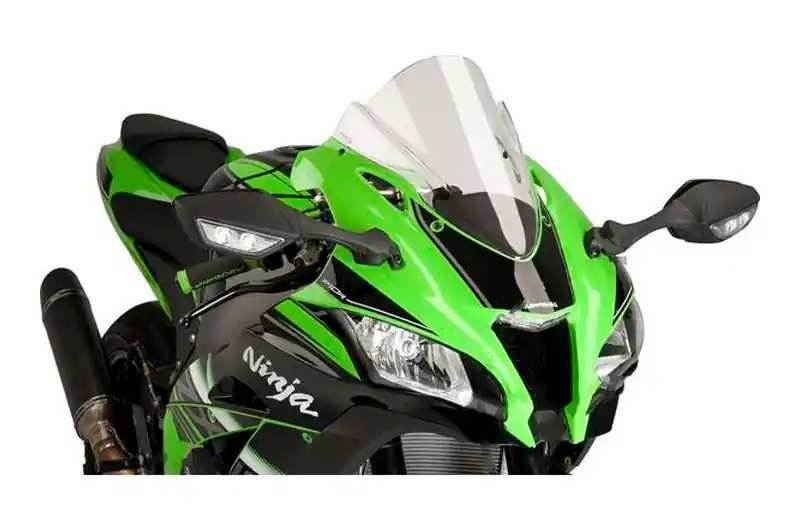 Cúpula / Parabrisa Puig Racing Transparente | Kawasaki ZX-10R 1000 S 2016-2017 / ZX-10RR 1000 Z 2017 De Moda