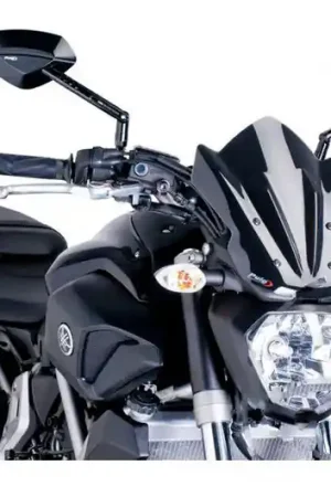 Precio De Fábrica Cúpula / Parabrisa Puig Sport New Generation Naked Negra | Yamaha MT-07 700 / MT-07 700 A ...