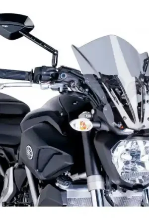 Última Oportunidad Cúpula / Parabrisa Puig Touring New Generation Naked Ahumado Claro | Yamaha MT-07 700 2014-2016 / MT-07 700 A 2014-2017
