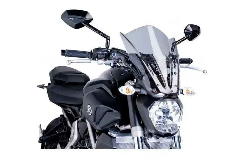 Última Oportunidad Cúpula / Parabrisa Puig Touring New Generation Naked Ahumado Claro | Yamaha MT-07 700 2014-2016 / MT-07 700 A 2014-2017