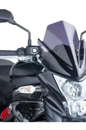 Cúpula / Parabrisa Puig Sport New Generation Naked Ahumado Oscuro | Kawasaki ER-6N 650 F 2012-2017 / ER-6N 650 E 2013-2017 Pedido Al Por Mayor