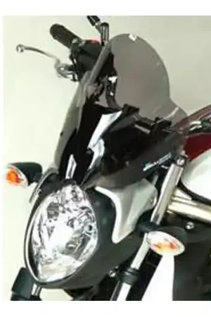 Cúpula / Parabrisa Bullster Alta Protección 31cm Negro Ahumado | Suzuki SFV 650 Gladius 2009-2014 Envío Exprés
