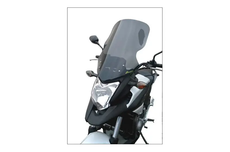 Cúpula / Parabrisa Bullster Alta Protección 53cm Gris Ahumado | Honda NC 700 X 2012-2014 Precio De Oferta