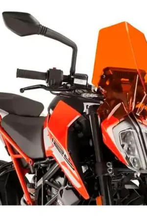 Oferta De Temporada Cúpula / Parabrisa Puig Sport New Generation Naked Naranja | KTM Duke 125 2017 / Duke 390 2017