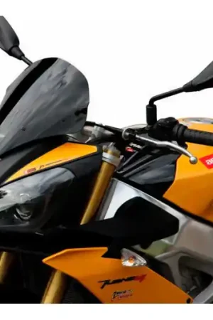 Máxima Calidad Cúpula / Parabrisa MRA Racing Negro | Aprilia Tuono V4 R 2011-2014