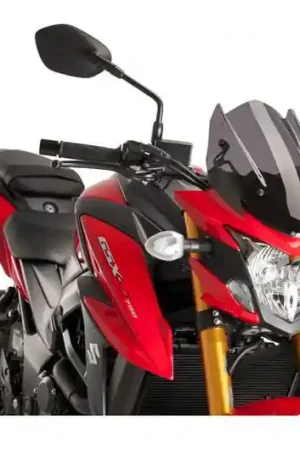 Cúpula / Parabrisa Puig Sport New Generation Naked Ahumado Oscuro | Suzuki GSX-S 750 AZ 2017 / GSX-S 750 A 2017 Novedad