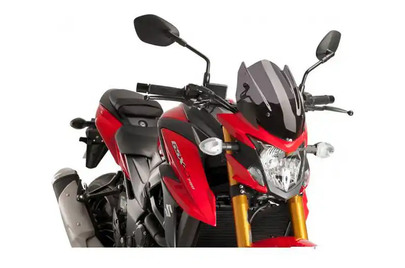Cúpula / Parabrisa Puig Sport New Generation Naked Ahumado Oscuro | Suzuki GSX-S 750 AZ 2017 / GSX-S 750 A 2017 Novedad