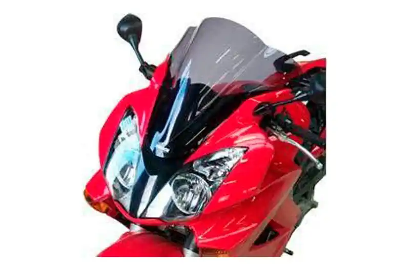 Cúpula / Parabrisa Bullster Doble Burbuja 44,5cm Negro Ahumado | Honda VFR 800 2003-2010 Nueva Colección