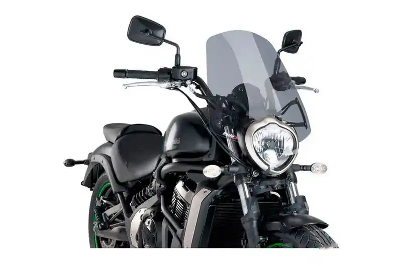 Garantía Incluida Cúpula / Parabrisa Puig Touring New Generation Naked Ahumado Claro | Kawasaki Vulcan 650 S 2015-2017