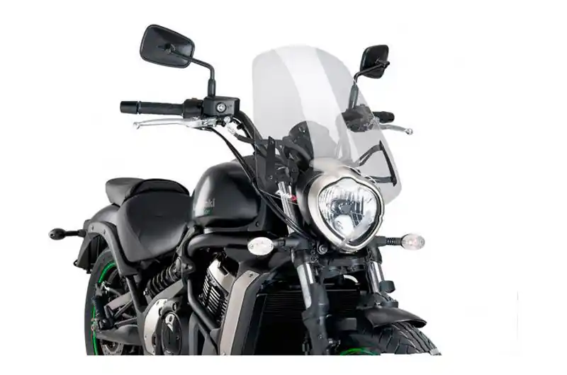 Moderno Cúpula / Parabrisa Puig Touring New Generation Naked Transparente | Kawasaki Vulcan 650 S 2015-2017